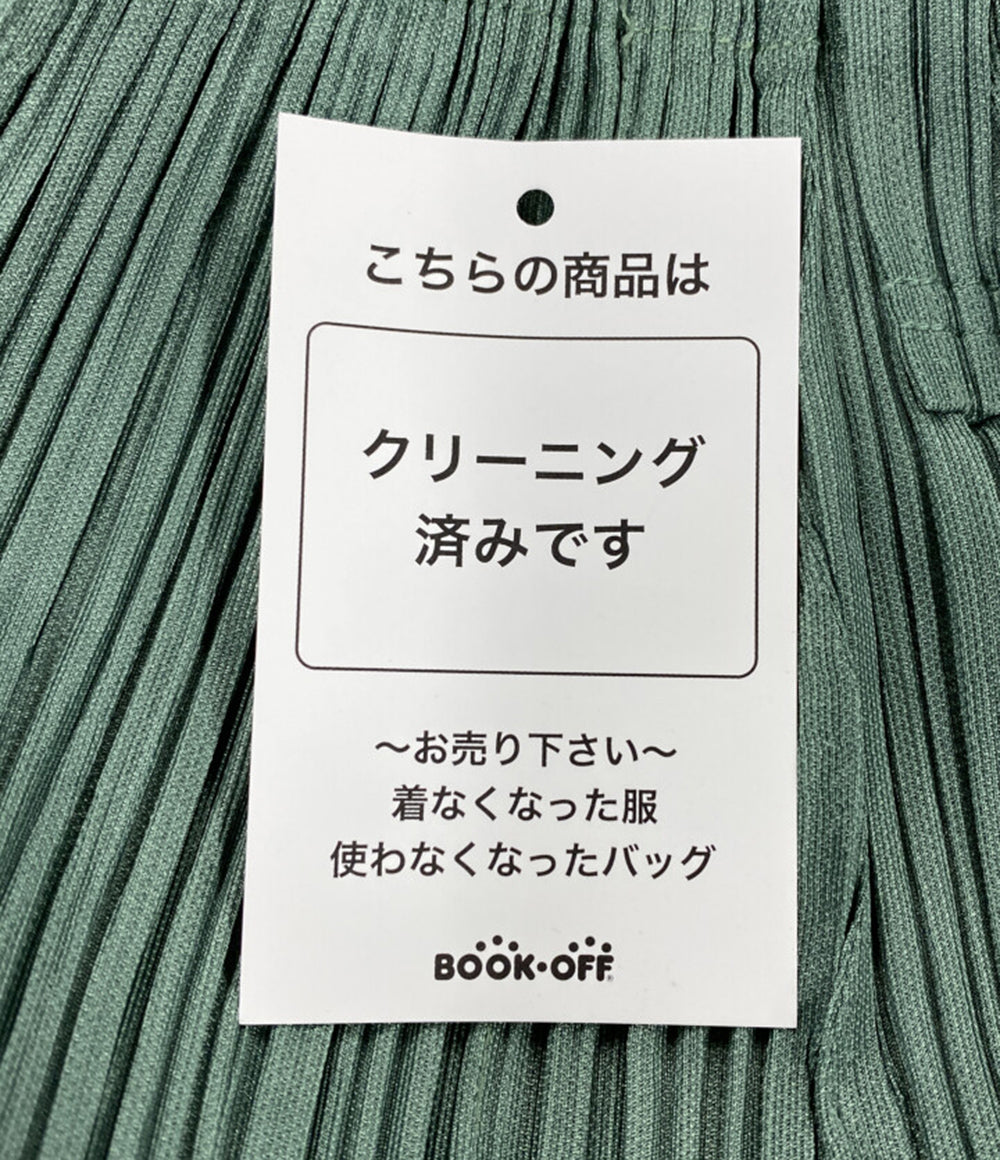 PLEATS PLEASE プリーツパンツ ベルト付 PP81-JF414 レディース SIZE 2 プリーツプリーズ