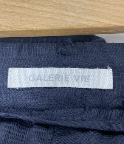 GALERIE VIE エアリークレープ ツータックパンツ 26SS 23-04-51-04131 レディース SIZE 34 ギャルリーヴィー