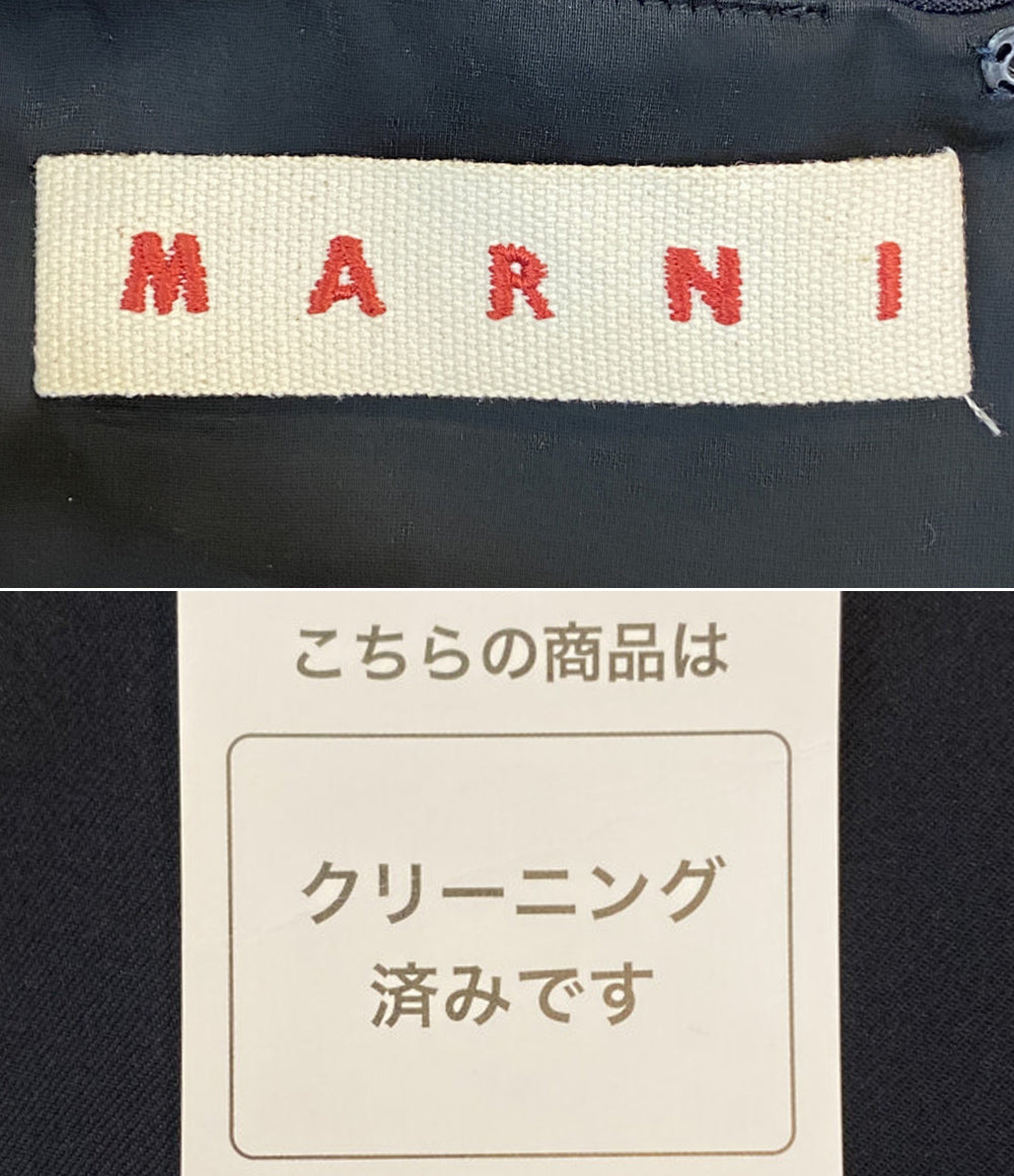 MARNI Ｌ半袖ワンピ E16ABMTC4QY0TP115-00B99 レディース SIZE 40 マルニ