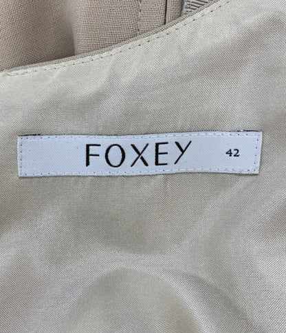 foxey ノースリーブワンピース ベージュ 36787 レディース SIZE 42 フォクシー