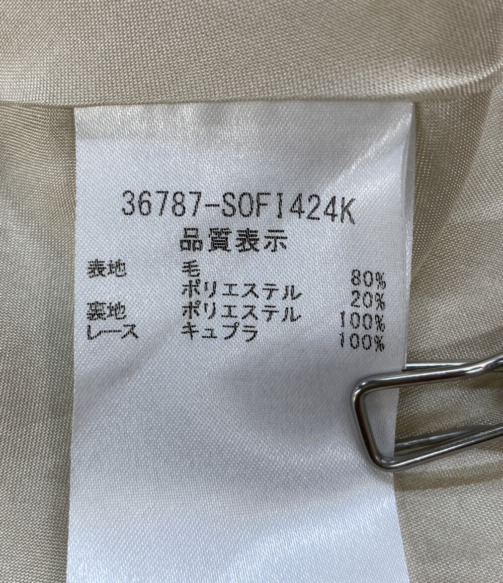 foxey ノースリーブワンピース ベージュ 36787 レディース SIZE 42 フォクシー