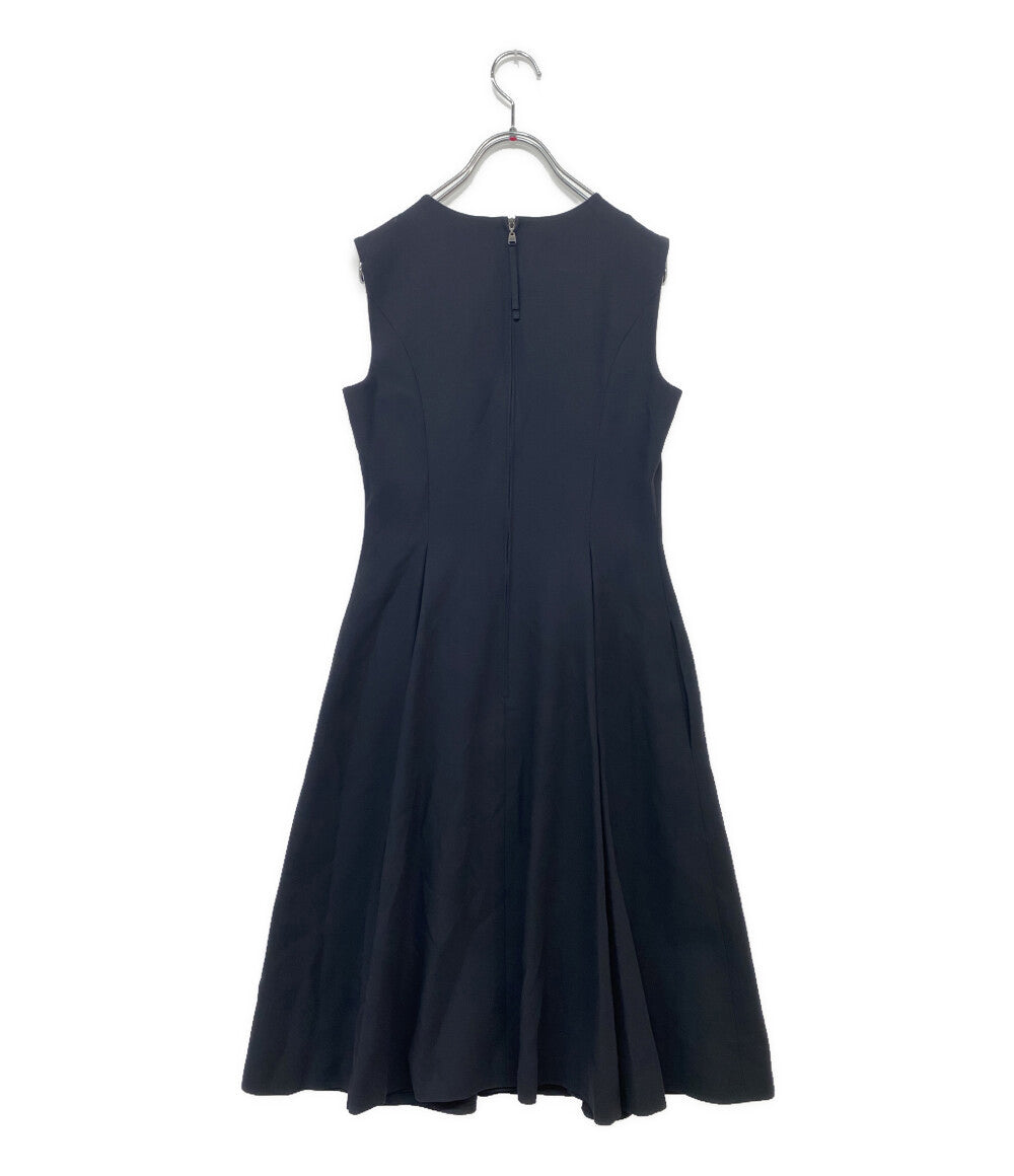 FOXEY NEW YORK ノースリーブワンピース ブラック 37505 レディース SIZE 38 フォクシー ニューヨーク