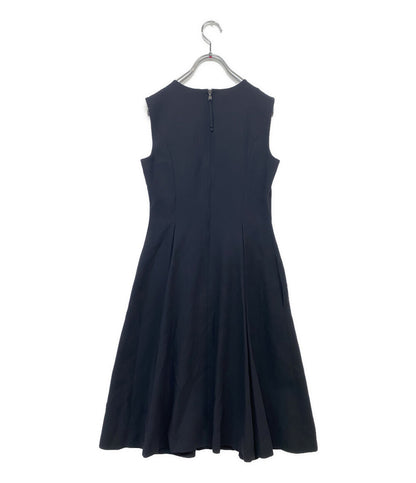 FOXEY NEW YORK ノースリーブワンピース ブラック 37505 レディース SIZE 38 フォクシー ニューヨーク