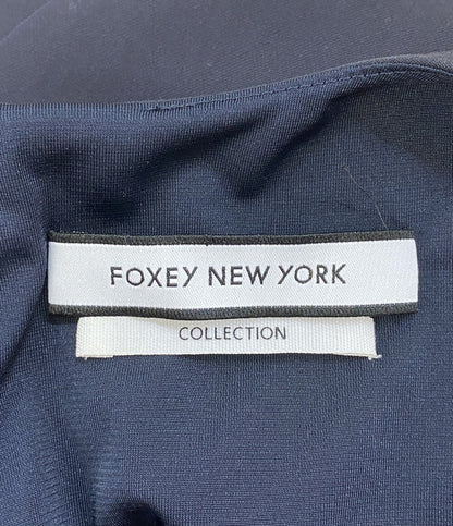 FOXEY NEW YORK ノースリーブワンピース ブラック 37505 レディース SIZE 38 フォクシー ニューヨーク