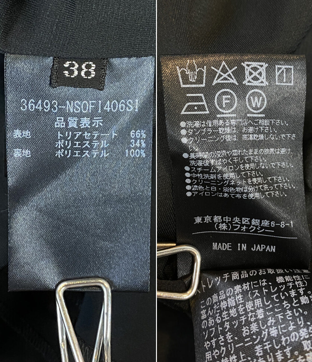 foxey ノースリーブワンピース ブラック レディース SIZE 38 フォクシー