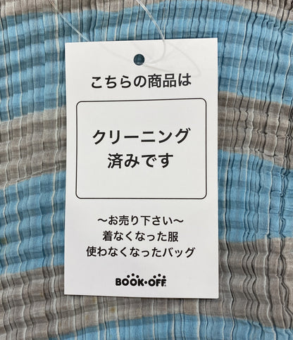 ISSEY MIYAKE ハイネックカットソー マルチカラー IM74-FJ984 レディース SIZE M イッセイミヤケ