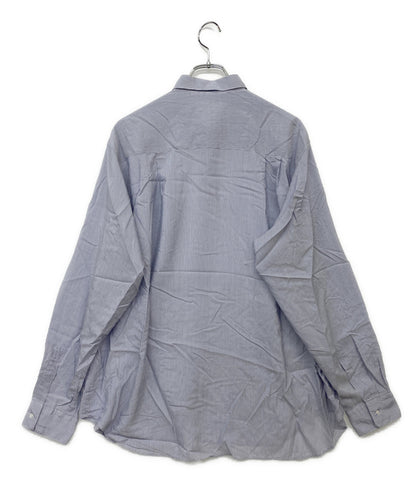 HEUGN ユーゲン シルク長袖シャツ Alf Silk Stripe SHIRT111 25SS メンズ SIZE 2