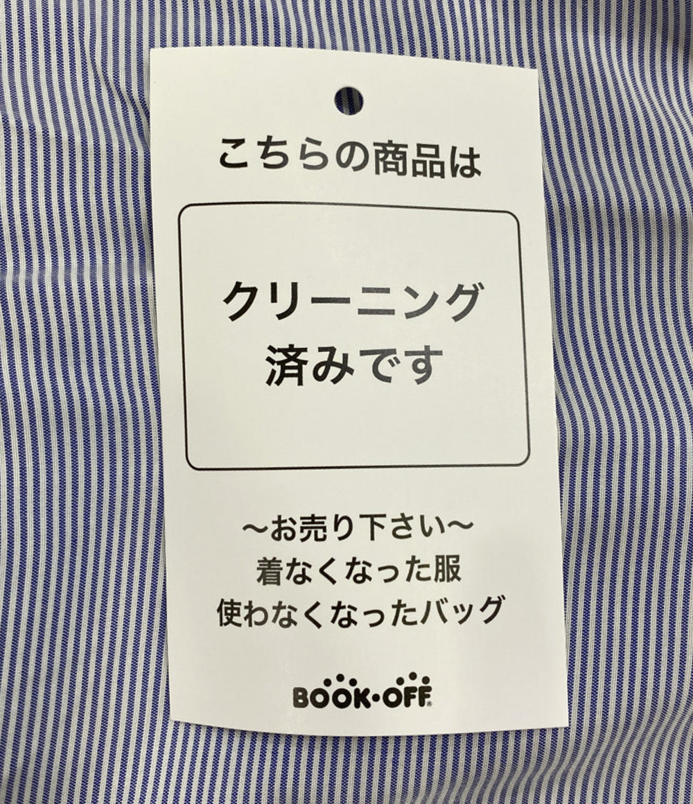 HEUGN ユーゲン シルク長袖シャツ Alf Silk Stripe SHIRT111 25SS メンズ SIZE 2