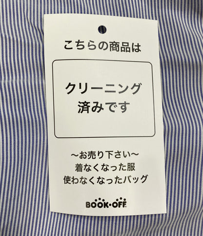 HEUGN ユーゲン シルク長袖シャツ Alf Silk Stripe SHIRT111 25SS メンズ SIZE 2
