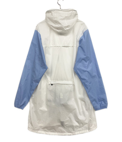 K-WAY パーカー ホワイト×ブルー メンズ SIZE XL ケーウェイ