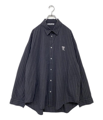 ACNE STUDIOS 長袖シャツ 25SS ストライプ メンズ SIZE 48 アクネストゥディオズ
