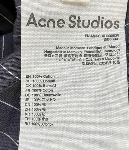 ACNE STUDIOS 長袖シャツ 25SS ストライプ メンズ SIZE 48 アクネストゥディオズ