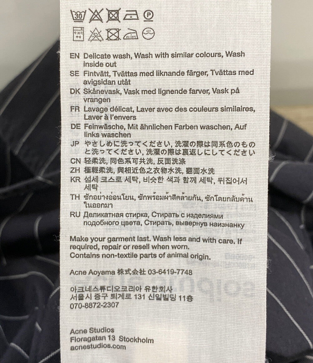 ACNE STUDIOS 長袖シャツ 25SS ストライプ メンズ SIZE 48 アクネストゥディオズ