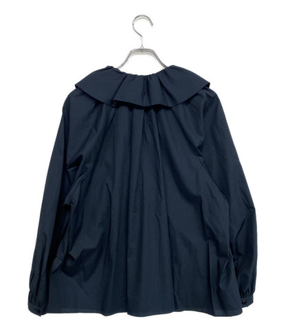Drawer 長袖シャツ 25年 ラッフルカラー 6521-2-000007 レディース SIZE 36 ドゥロワー
