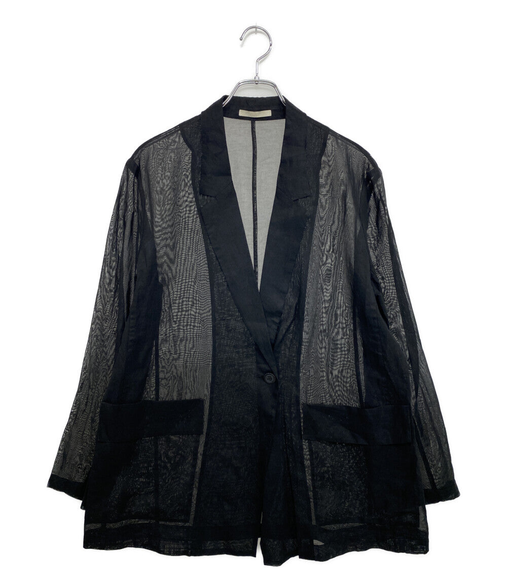 美品 GIORGIO ARMANI ライダースジャケット 襟ベロア ラムレザー 21AW