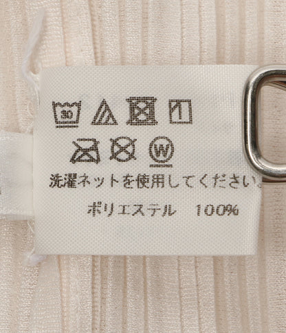 美品 PLEATS PLEASE スヌード ホワイト PP92-AD412 レディース プリーツプリーズ