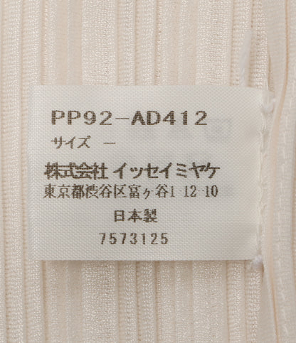 美品 PLEATS PLEASE スヌード ホワイト PP92-AD412 レディース プリーツプリーズ