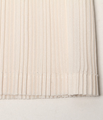 美品 PLEATS PLEASE スヌード ホワイト PP92-AD412 レディース プリーツプリーズ