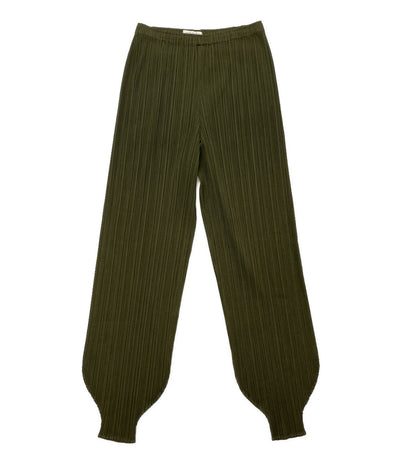 PLEATS PLEASE パンツ PP93-JF149 カーキ レディース SIZE 3 プリーツプリーズ