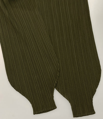 PLEATS PLEASE パンツ PP93-JF149 カーキ レディース SIZE 3 プリーツプリーズ