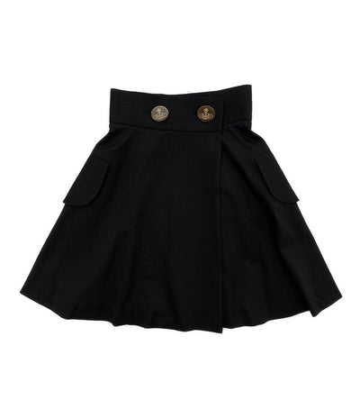 Vivienne Westwood RED LABEL ラップスカート Wボタン JC357-03-21001JJ レディース SIZE 2 ヴィヴィアンウエストウッド レッドレーベル