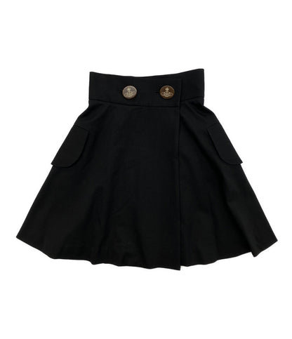 Vivienne Westwood RED LABEL ラップスカート Wボタン JC357-03-21001JJ レディース SIZE 2 ヴィヴィアンウエストウッド レッドレーベル