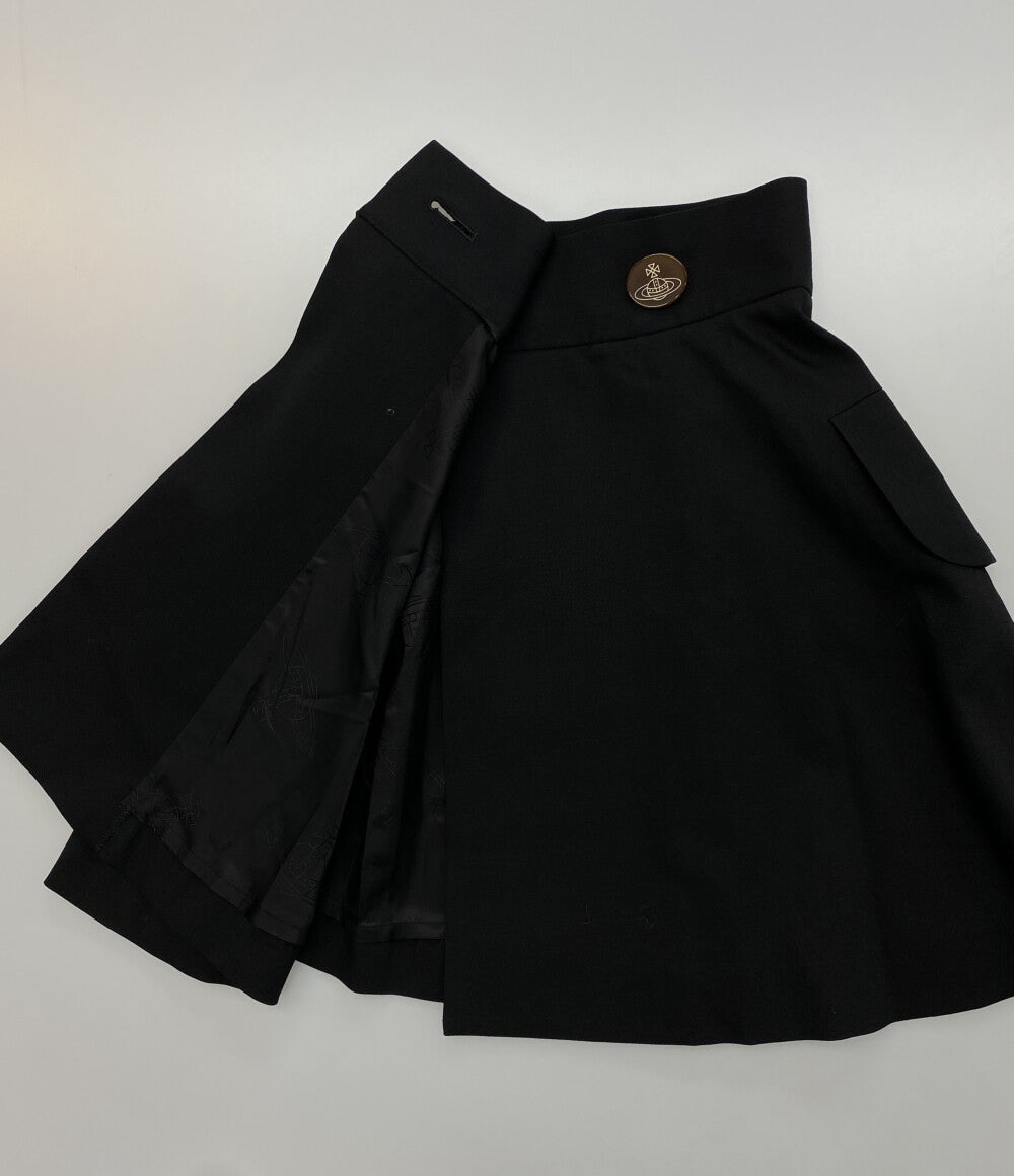 Vivienne Westwood RED LABEL ラップスカート Wボタン JC357-03-21001JJ レディース SIZE 2 ヴィヴィアンウエストウッド レッドレーベル