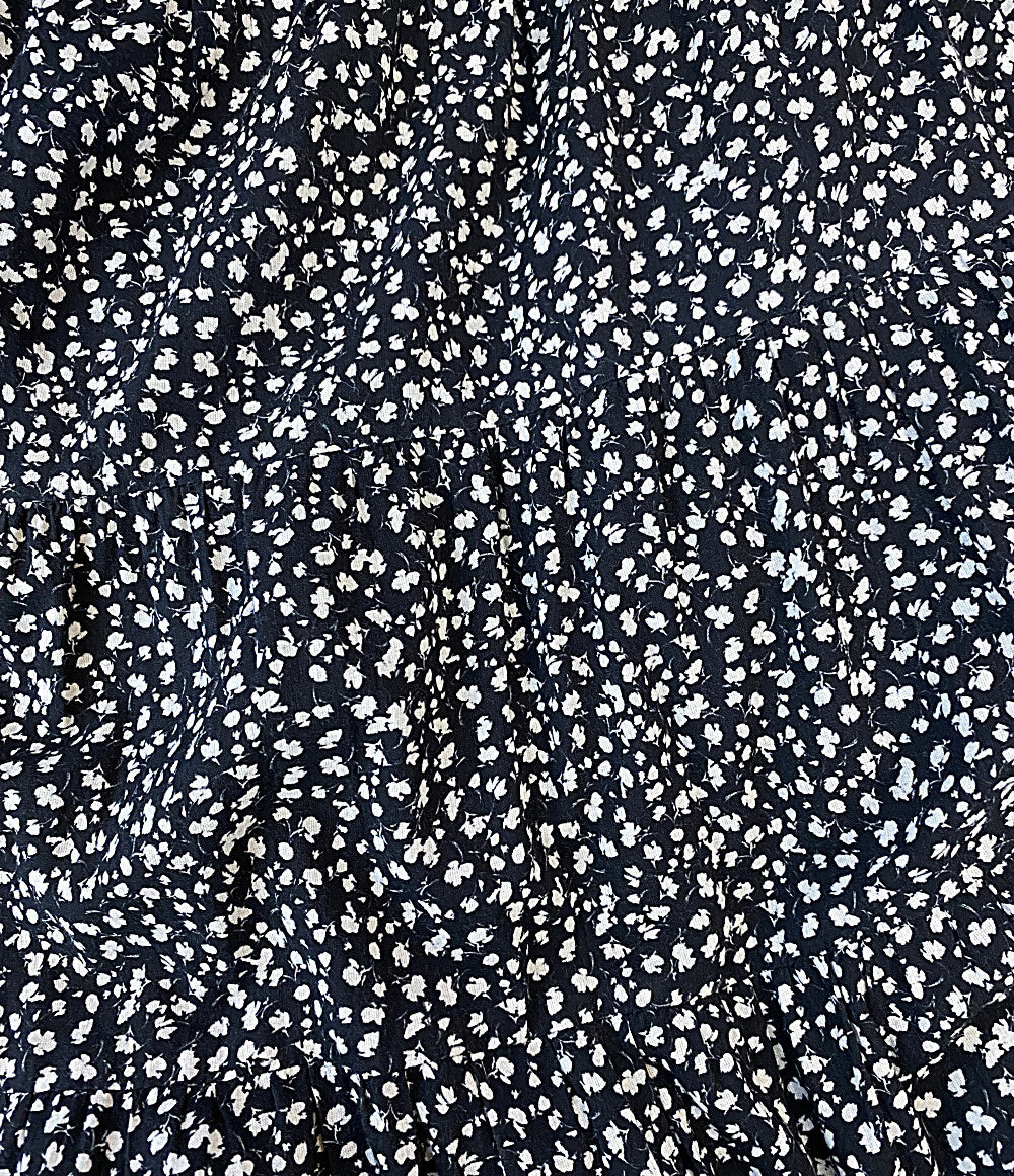 美品 MARIHA ノースリーブワンピース ブラック 総柄 3211254123 レディース SIZE 38 マリハ