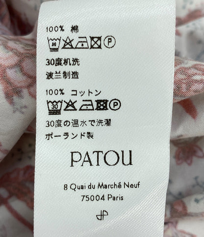 PATOU ノースリーブワンピース マキシティアードドレス 花柄 DR06600175031 レディース SIZE 36 パトゥ