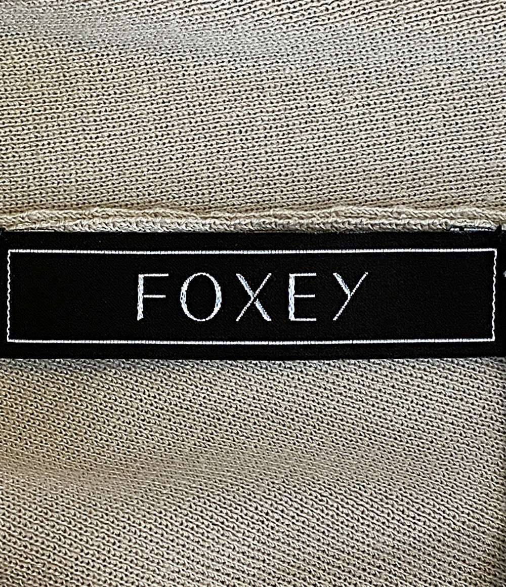 美品 foxey フーディカーディガン 38822-KSJFN19MY レディース SIZE 40 フォクシー
