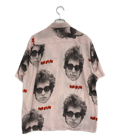WAKO MARIA 半袖シャツ ×BOB DYLAN 総柄 22ss メンズ SIZE M ワコマリア