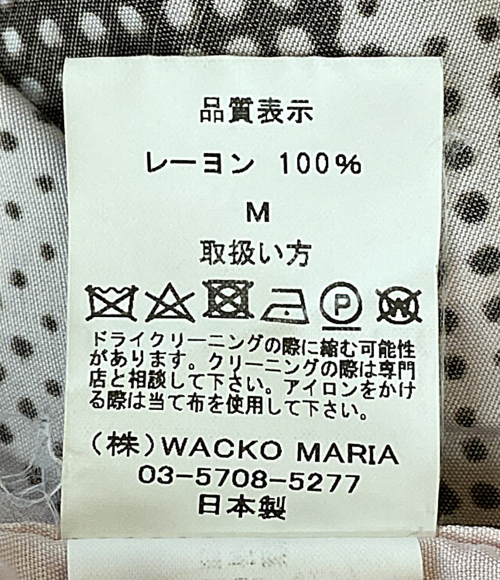 WAKO MARIA 半袖シャツ ×BOB DYLAN 総柄 22ss メンズ SIZE M ワコマリア