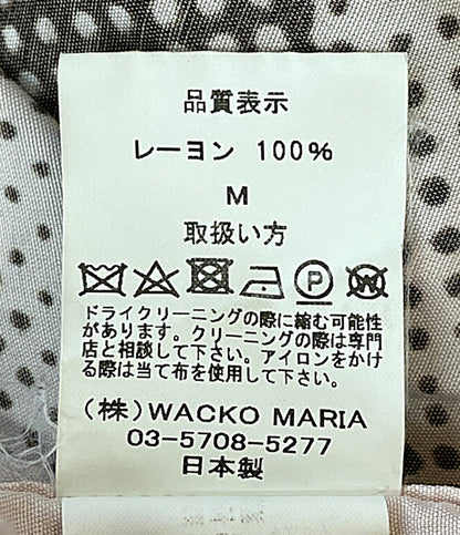WAKO MARIA 半袖シャツ ×BOB DYLAN 総柄 22ss メンズ SIZE M ワコマリア
