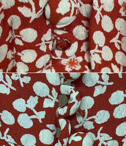 DOEN ドーエン パフスリーブワンピース 花柄 レディース SIZE S