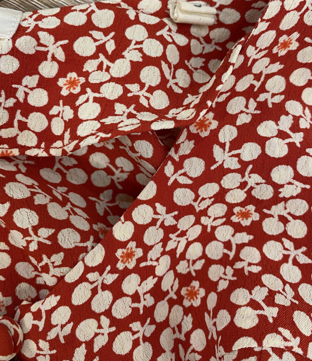 DOEN ドーエン パフスリーブワンピース 花柄 レディース SIZE S