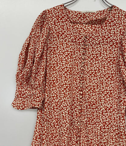 DOEN ドーエン パフスリーブワンピース 花柄 レディース SIZE S