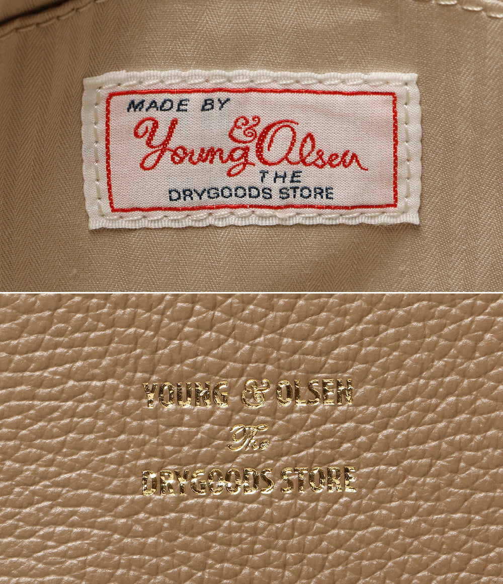 YOUNG & OLSEN ヤングアンドオルセン トートバッグ EMBOSSED LEATHER DELUXE TOTE L レディース