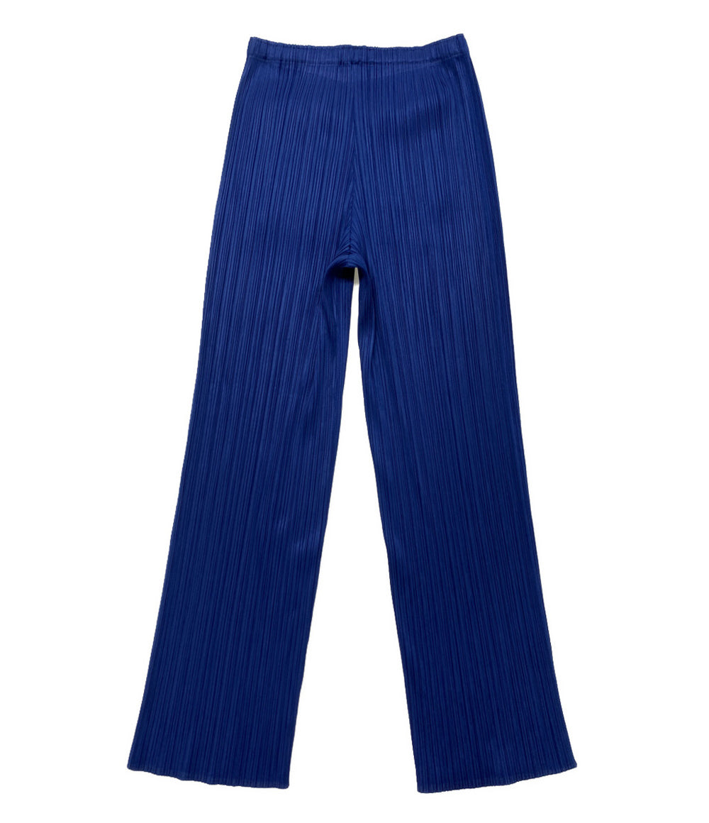 PLEATS PLEASE パンツ PP03-JF573 ブルー レディース SIZE 3 プリーツプリーズ