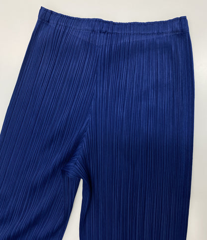 PLEATS PLEASE パンツ PP03-JF573 ブルー レディース SIZE 3 プリーツプリーズ
