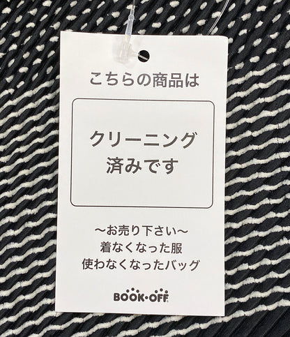 美品 ISSEY MIYAKE カーディガン IMO2FO0690 ブラック レディース SIZE 2 イッセイミヤケ