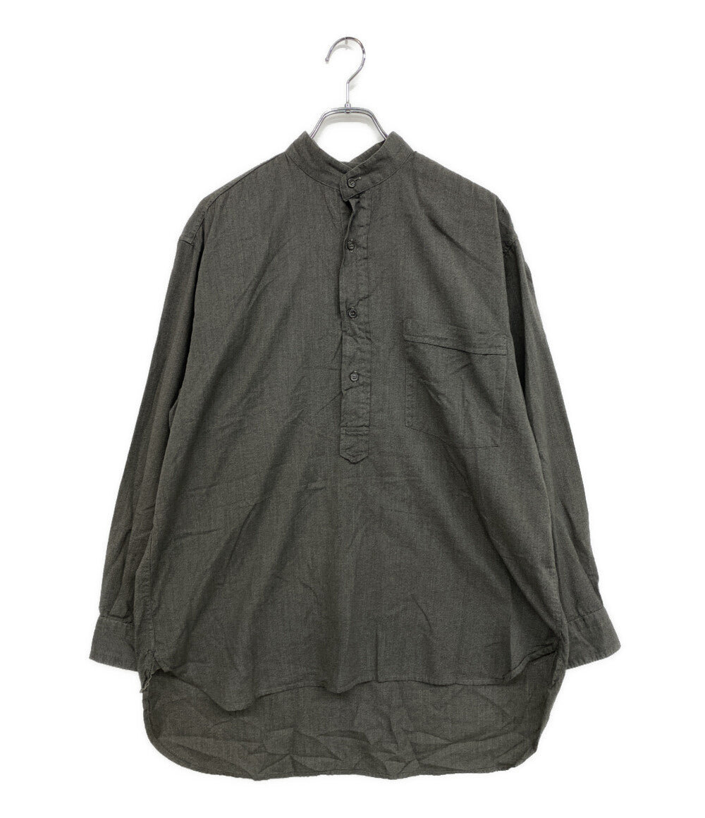 美品 COMOLI 長袖シャツ グレー V01-02006 メンズ SIZE 2 コモリ