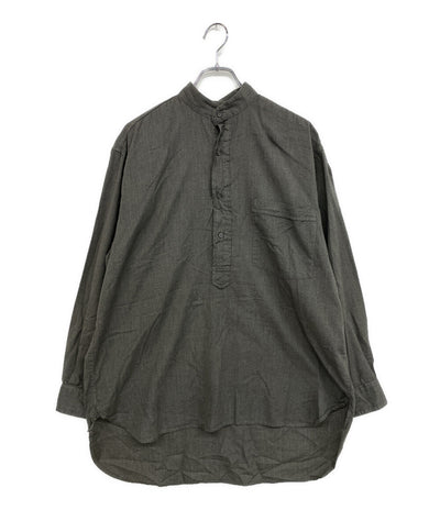 美品 COMOLI 長袖シャツ グレー V01-02006 メンズ SIZE 2 コモリ