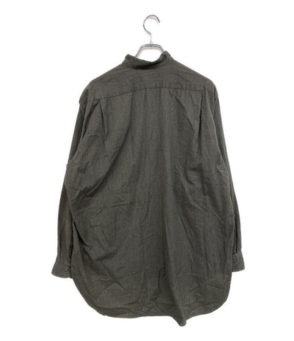美品 COMOLI 長袖シャツ グレー V01-02006 メンズ SIZE 2 コモリ