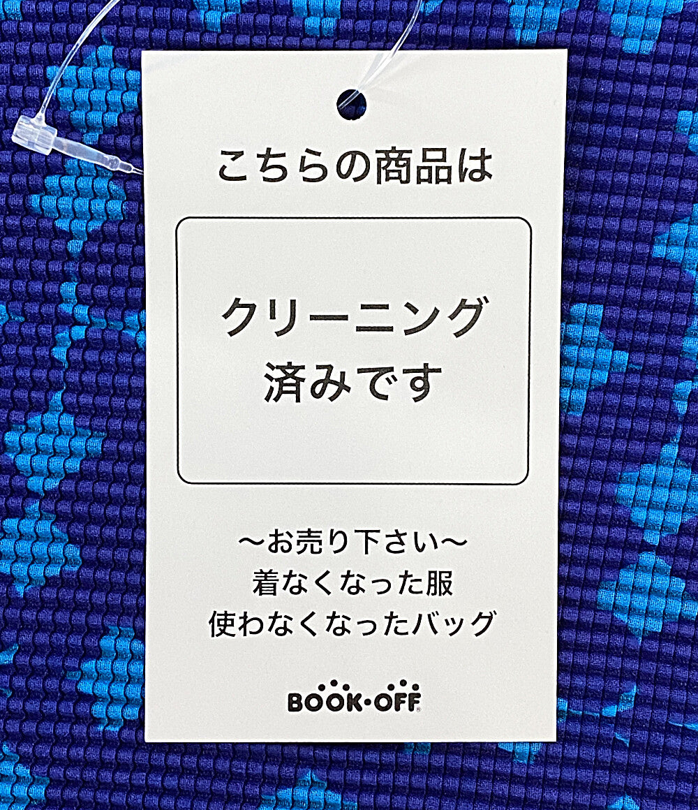 美品 me ISSEY MIYAKE 半袖シャツ ブルー系 MI91FK715 レディース SIZE - ミー イッセイミヤケ