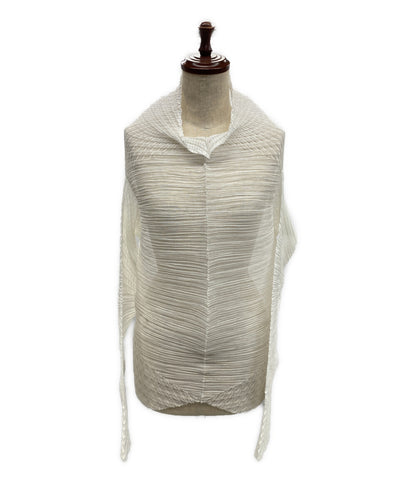 ISSEY MIYAKE 長袖シャツ ハイネック IM84-FJ914 レディース SIZE M イッセイミヤケ