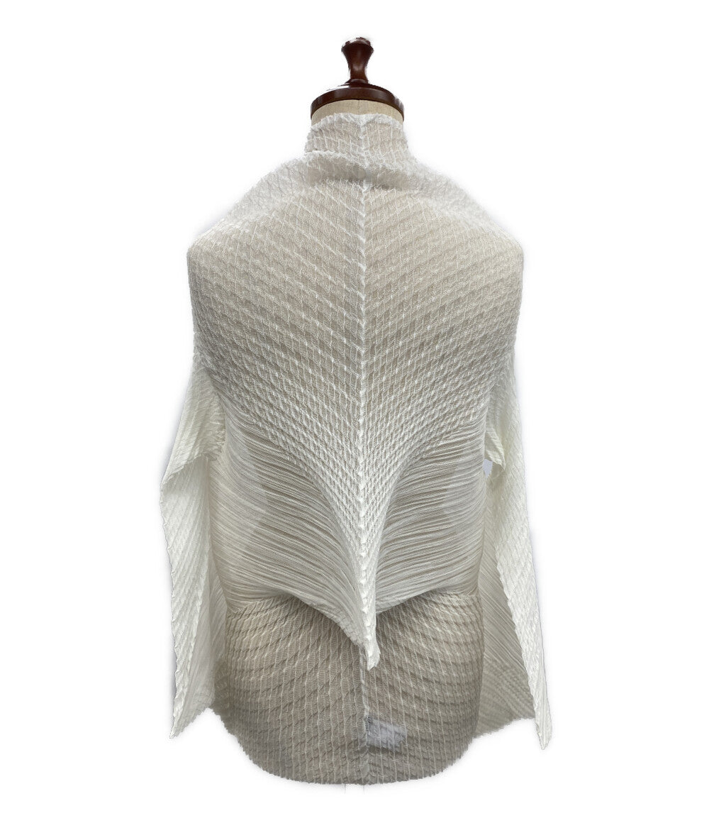 ISSEY MIYAKE 長袖シャツ ハイネック IM84-FJ914 レディース SIZE M イッセイミヤケ