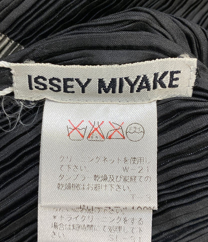 ISSEY MIYAKE 変形ワンピース IM61-FH902 ブラック レディース SIZE M イッセイミヤケ