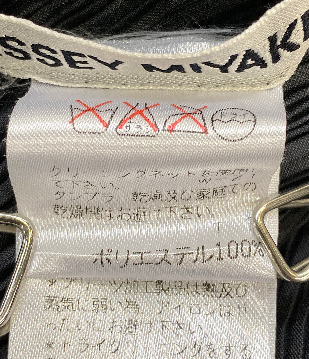 ISSEY MIYAKE 変形ワンピース IM61-FH902 ブラック レディース SIZE M イッセイミヤケ