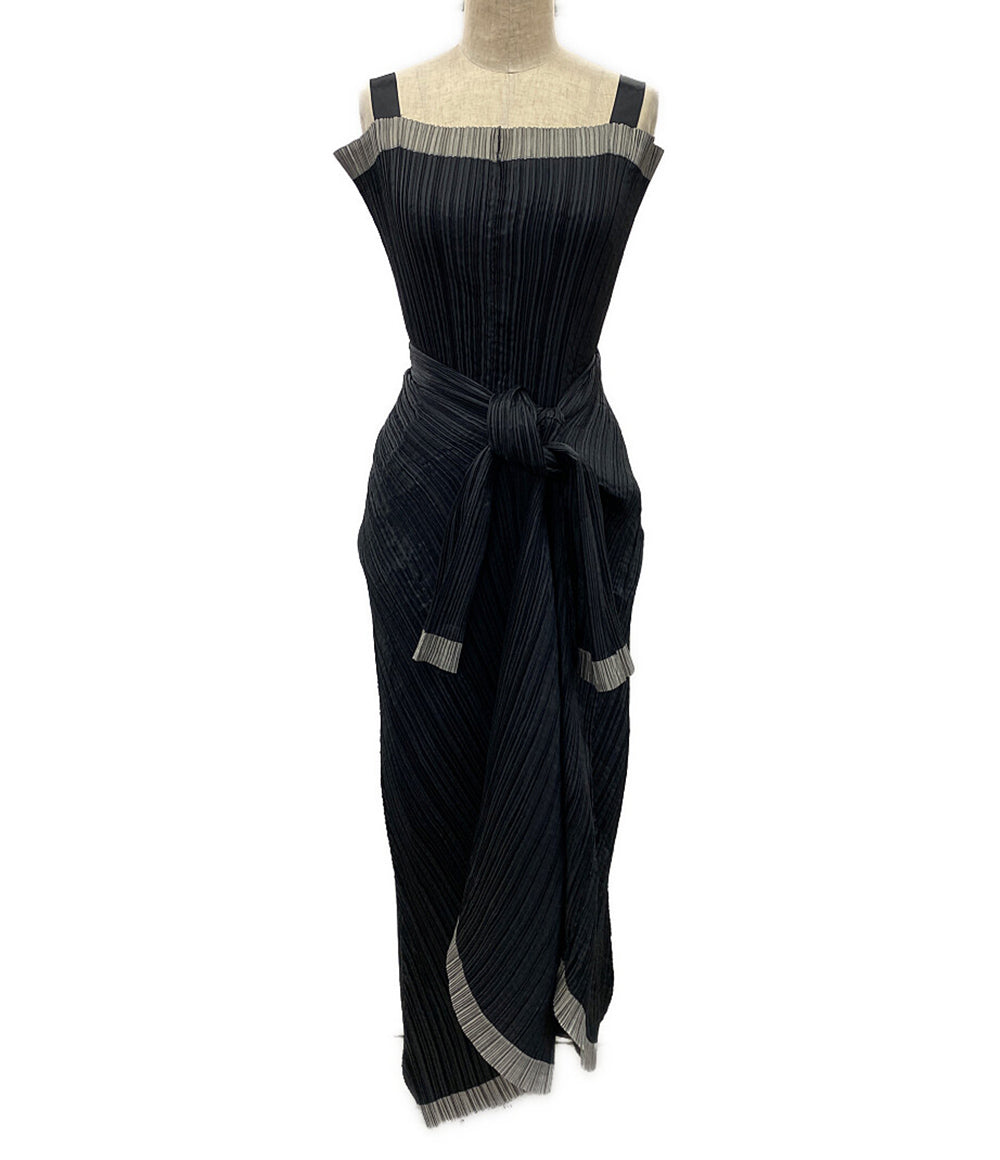 ISSEY MIYAKE 変形ワンピース IM61-FH902 ブラック レディース SIZE M イッセイミヤケ