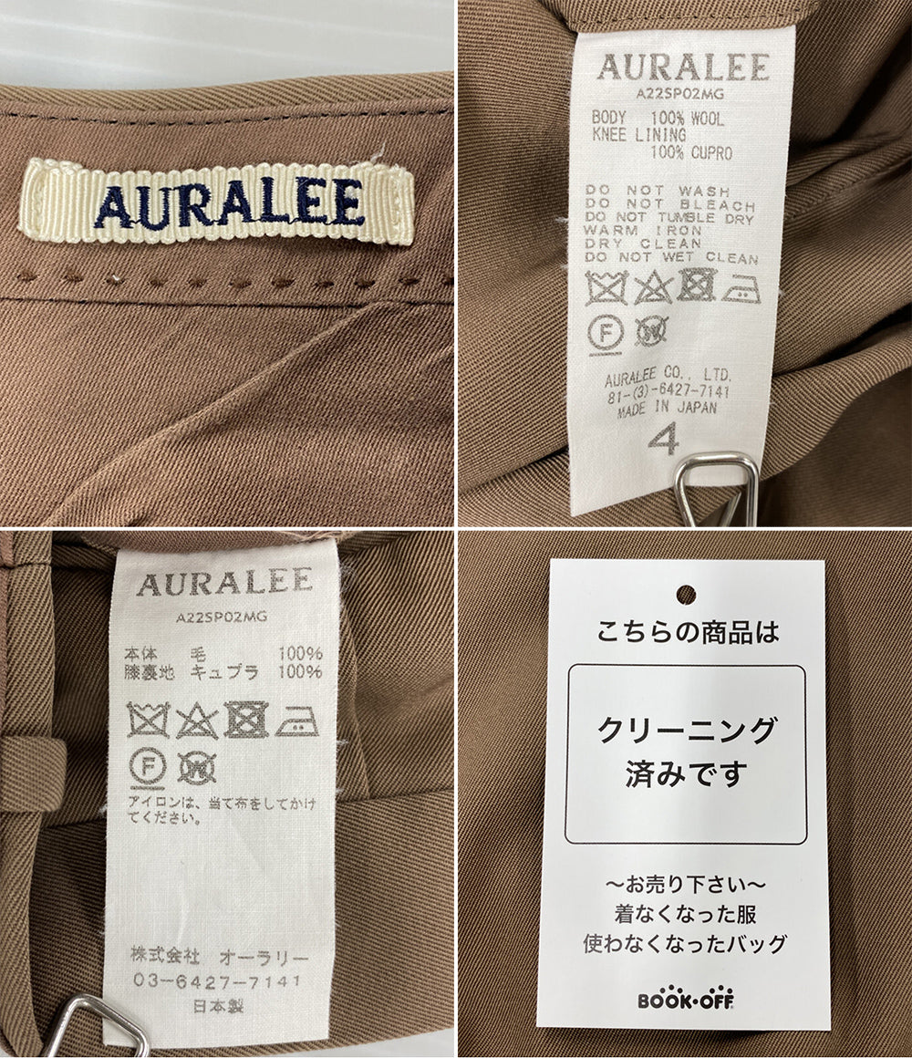 AURALEE スラックスパンツ LIGHT WOOL MAX GABARDINE SLACKS 22SS メンズ SIZE 4 オーラリー